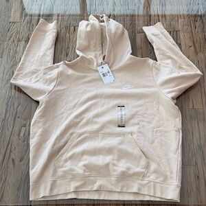 Nike Women's Light Beige Hoodie